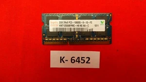 Hynix HMT125S6TFR8C-H9 PC3-10600 2GB DDR3 1333MHz SODIMM RAM Portátil Laptop - Imagen 1 de 1