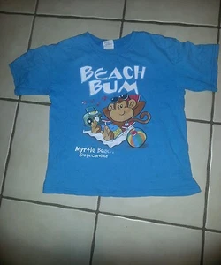 T-SHIRT;L Youth; LOGO:" BEACH BUM"; Myrtle Beach, S.C;really cute t-shirt - Picture 1 of 5