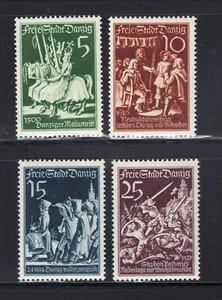 ALEMANIA 3er REICH DANZIG 1939 SELLO DÍA SCOTT 234-237 PERFECTO SIN MONTAR O NUNCA MONTADO - Imagen 1 de 1