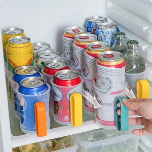 Beer Soda Can Storage Holder Kitchen Fridge Space Saver Rack Organizer - Picture 1 of 14