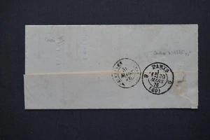 L-517 Brief gestempelt nach Compiègne mit schönem Stempel 1375 auf der Rückseite - Bild 1 von 2