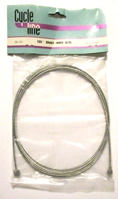 Vintage NOS Cycle Line Brake Cable Inner Wire Stainless .05 x 105" - Image 1 of 2