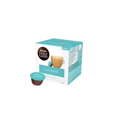 Cápsulas de café blancas planas Nescafé Dolce Gusto 16ct. / 1 caja ENVÍO GRATIS Foto 1 de 2