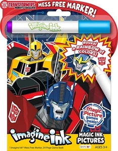 NEW 24pg Transformers: Robots In Disguise Imagine Ink Pictures Activity Book - Picture 1 of 1