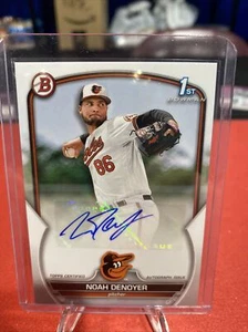 2023 Bowman Noah Denoyer 1st Bowman Auto PPA-ND Baltimore Orioles Prospect - Picture 1 of 2
