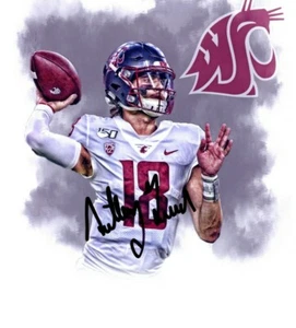 Anthony Gordon Washington State Cougars foto calcio autografata firmata 8x10 K - Foto 1 di 1