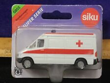 PACKAGE SHOWS WARE Siku Ambulance Diecast Model Van Truck 0805 White EMERGENCY