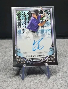 Bowman Sterling Prospect Auto Cole Carrigg 2024 #PA-CC - Imagen 1 de 3