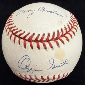 Ozzie Smith Merry Christmas signierter Baseball JSA - Bild 1 von 4