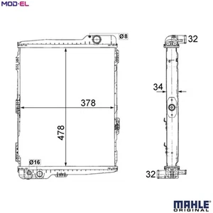 RADIATOR ENGINE COOLING CR 253 000S FOR AUDI 7A/NG 2.3L NM/PS 2.0L 5cyl 90 - Picture 1 of 20