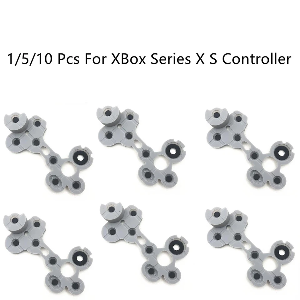 1/5/10Pcs Silicone Controller Conductive Contact Pads Button For XBox Series X S - Image 1 of 4