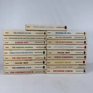 Asey Mayo Mystery Series Set Phoebe Atwood Taylor Vintage PB Book Lot of 19 - Foto 1 di 7
