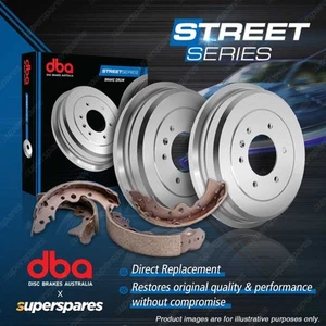 DBA Street Rear Brake Drums Shoes for Ford Ranger PX1 PX2 PX3 XL XLT XLS 295mm - Picture 1 of 2