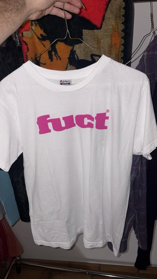 NUEVA CAMISETA FUCT LOGO BOYFRIEND MANGA CORTA (MEDIANA) BLANCA Foto 1 de 1