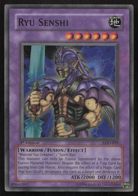 Yu-Gi-Oh #LOD-019 Ryu Senshi Super Rare (1st Edition) - Image 1 of 2
