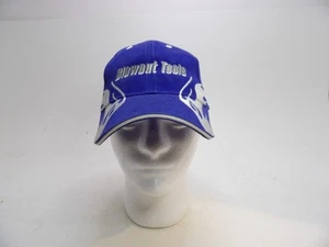 Blowout Tools Hat Cap Oil Gas Memorabilia Blue White Flames Embroider Adjustable - Picture 1 of 5