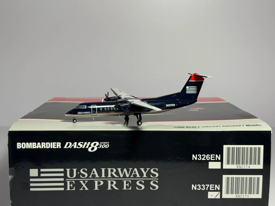 JC Wings 1:200 U.S Airways Express De Havilland Q300 N337EN Piedmont XX2275 Foto 1 de 2