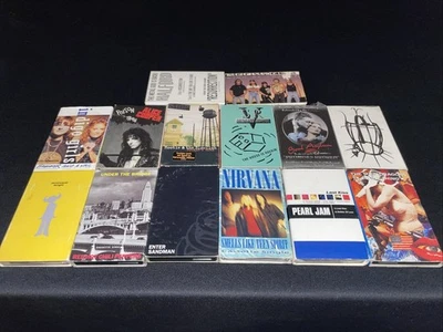 14 tape lot Nirvana Pearl Jam Metallica Jamiroquai sealed Stevie Ray Vaughan - Image 1 of 4