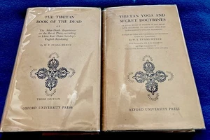 TIBETAN YOGA & Tibetan Book Of The Dead - both by EVANS-WENTZ Hardcovers 1957-58 - Picture 1 of 8