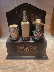 Vintage Jack Daniel's Bottle Toppers With Holder - Foto 1 di 5
