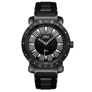 $565 JBW Diamond Black Dial Ion-plated Stainless Steel Men's Watch JB-6225-K - Picture 1 of 6