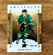 2022-23 Upper Deck Artifacts - Stars Royal Blue #128 Roope Hintz /199