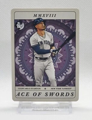 2018 Topps Tarot of the Diamond Ace of Swords Giancarlo Stanton #TOD10 - Image 1 of 2