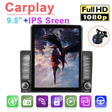 9.5"Hd Carplay Vertical Touch Screen Android 9.1 Car Stereo Fm Radio Gps Wifi Bt