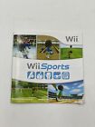 Wii Sports MANUAL ONLY (Nintendo Wii, 2006) NO GAME