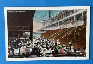 Honolulu HI-Hawaii Steamer Day Vintage Postcard - Picture 1 of 2