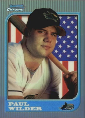 1997 Bowman Chrome International Refractor #165 Paul Wilder - NM-MT - Image 1 of 2