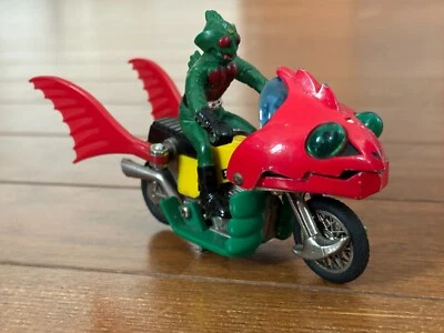 Popy Chogokin Jungler Kamen Rider 亚马逊人偶和自行车 复古 — 第 1/4 张图片