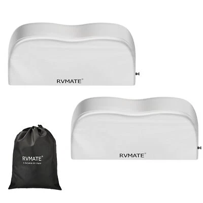 Paquete de 2 cubiertas de neumáticos de doble eje para RV de 27"-30" de diámetro a prueba de agua protección UV Foto 1 de 4