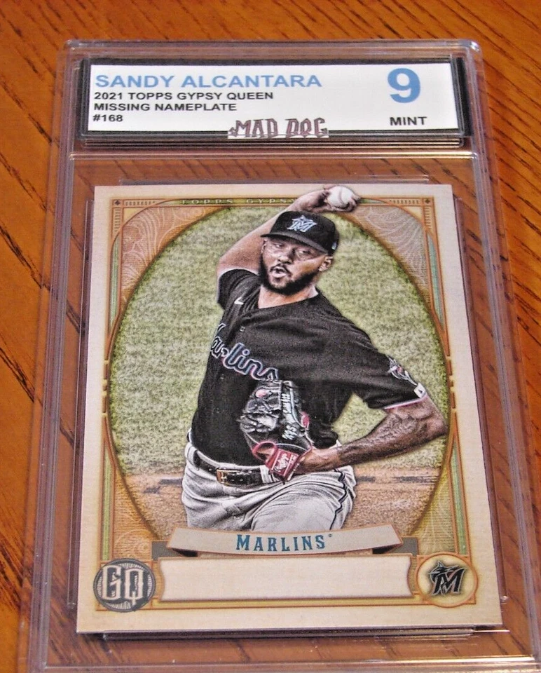 SANDY ALCANTARA****2021 Gypsy QUEEN--Nameplate #168--MINT 9***MARLINS***Mad Dog - Image 1 of 1