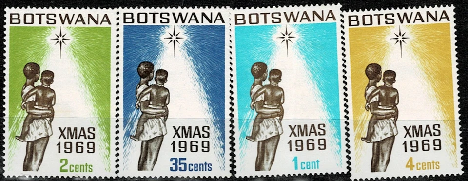 BOTWANA 1966 CHRISTMAS MNH - image 1 of 1