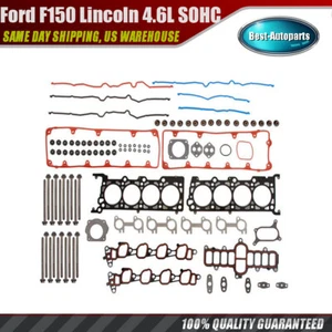 Head Gasket Set & Bolts Fits Ford F150 Crown Victoria Lincoln Town Car 4.6L SOHC - Picture 1 of 6
