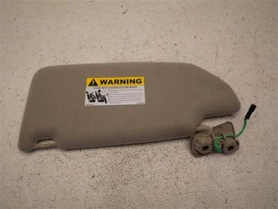 07 S60 SUNVISOR / SHADE RH PASS SIDE GRAY CLOTH W/ VANITY 902291 - Image 1 of 4