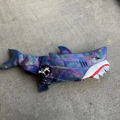 Thrills & Chills Collection Shark Halloween Pet Costume Size Medium For Dog New - Image 1 of 4