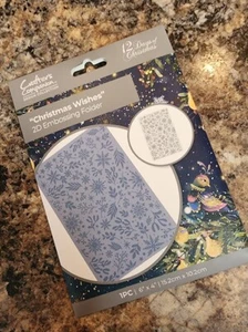 Crafter's Companion Embossing Folder Twelve Days Of Christmas - Christmas Wishes - Picture 1 of 1