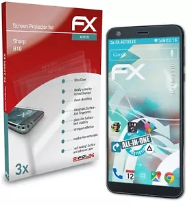 atFoliX 3x Screen Protector for Sharp B10 Protective Film clear&flexible - Picture 1 of 6