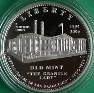 2006 S San Francisco Old Mint Silver Dollar PROOF Commemorative Coin ONLY $1 - Picture 1 of 2