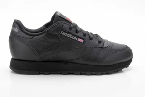 Zapatillas deportivas mujer Reebok CL LTHR 3912 negras - Imagen 1 de 6