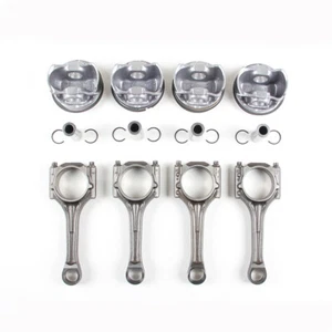 2.0T Piston & Ring & Connecting Rod Kit Fit For VW Jetta GLI MK5 2006--2011 - Picture 1 of 12