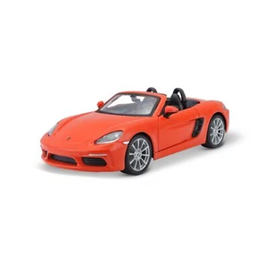 Porsche Boxster 718 convertible open orange diecast modelcar 21087 Bburago 1:24 - Picture 1 of 7
