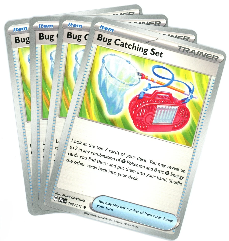 x4 Bug Catching Set - 102/131 - Prismatic Evolutions - Pokemon - Image 1 of 1