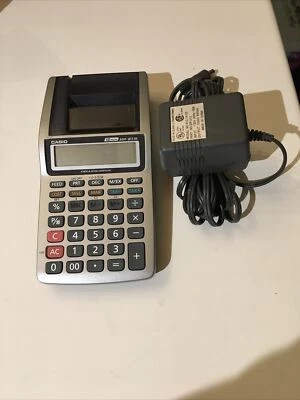 Casio 12 Digits HR-8TM Printing Calculator Tax & Exchange - Image 1 of 4