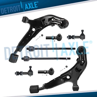8pc New Complete Front Control Arm Tie Rod Kit for Infiniti I30 & Nissan Maxima - Image 1 of 4
