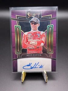 2024 Panini Select NASCAR Kevin Harvick Signatures Purple Prizm Auto /35 - Picture 1 of 2