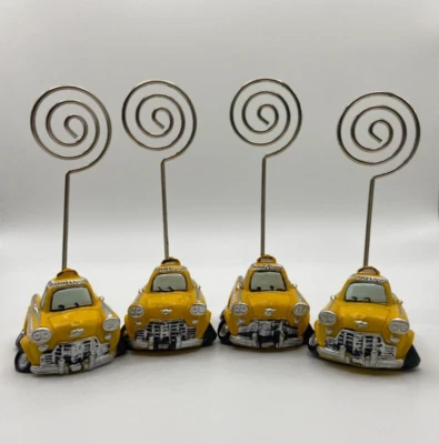 Lote de 4 porta boletos de admisión de bingo taxi cabina amarilla Foto 1 de 4