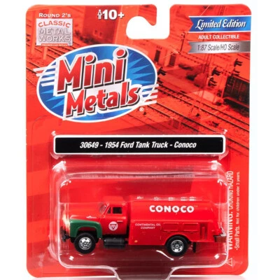 Classic Metal Works 30649 HO Scale 1954 Ford Tanker Truck (Conoco) - Image 1 of 2